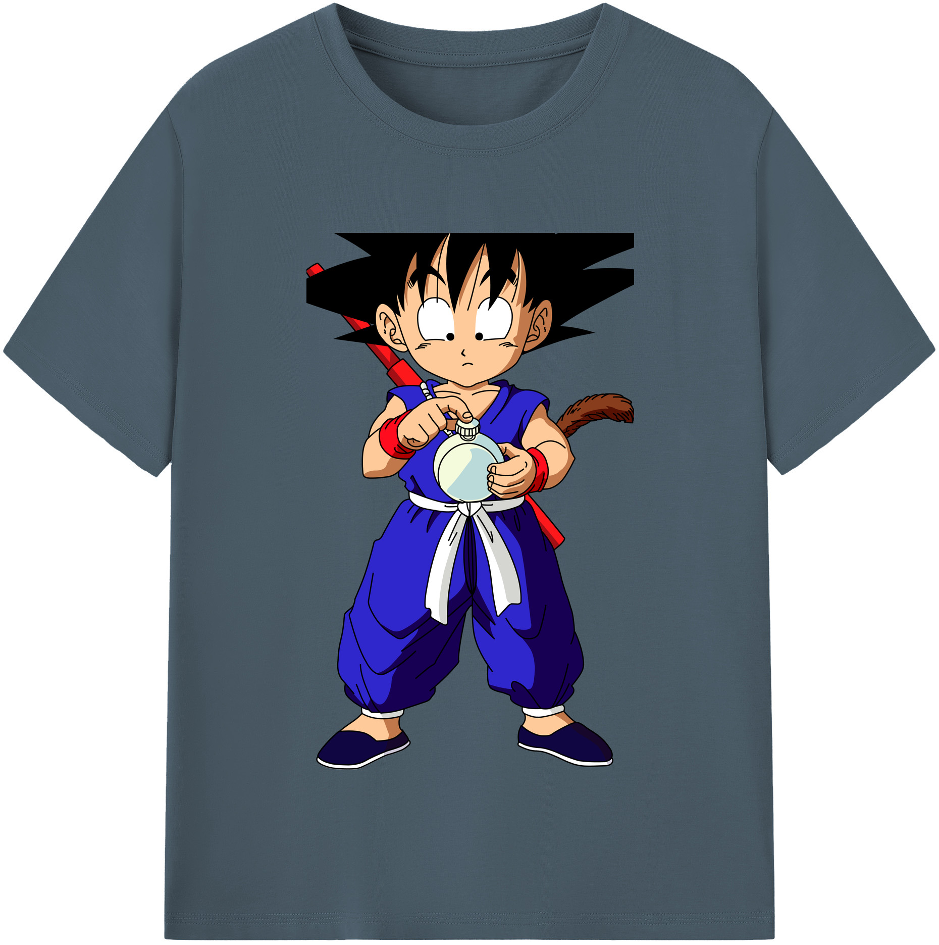 （画像用） ドラゴンボール 孫悟空（そん ごくう）Son Goku カカロット DRAGON BALL Kakarotto 綿100％半袖Tシャツ（フロントプリント）